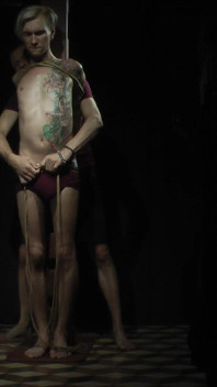 Nicky Tied to Pillar and Electro Paddl Tis1