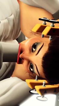 Sci-fi sexo cyborg fode duro uma morena gostosa na área restringida