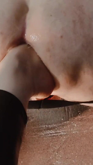 KinkyFamily: Foot fisting slave ass