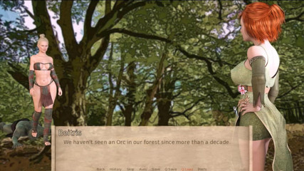 Visual Novels: Alenjas adventures part 7 - orcs fuck forest elf teen