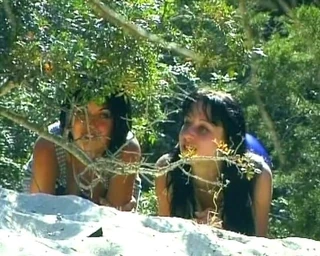 Hardcore German Club: Naughty German Stepsis Having Outdoor Fun at Beach
