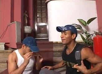 Hot Latinos dudes not gay but curious: Sexy straight Latino fucking for the first time