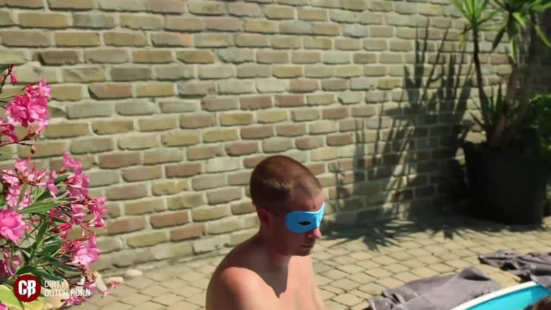 Cumbizz: Teen got creampied in swimming pool gangbang
