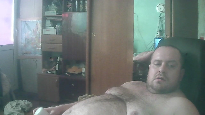 Jerking Perv: 用假阴道操鸡巴