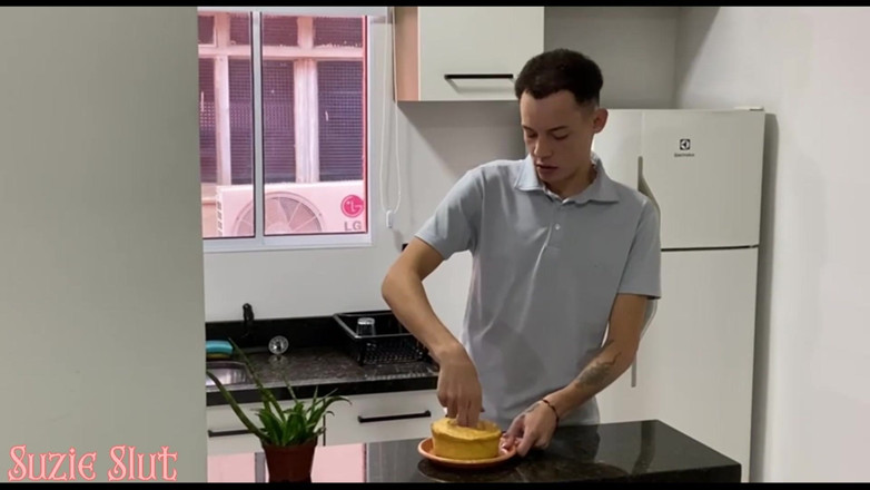 Suzie Hard Anal: My Stepmom Catches Me Masturbating with Cake She Made for...