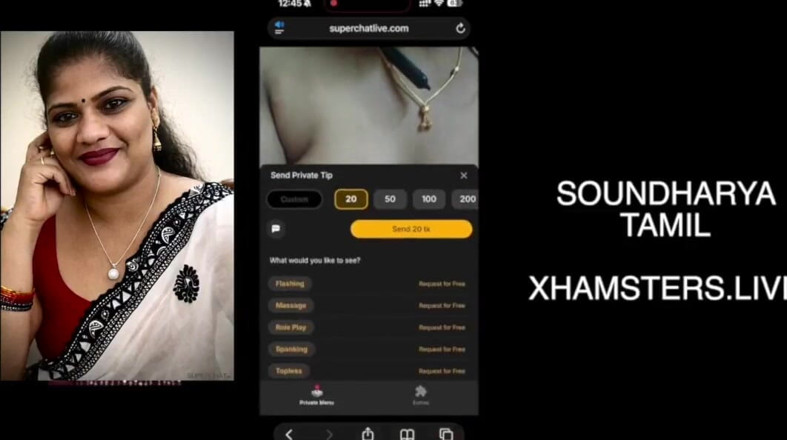 Anajanadevi: Soundharya, tamilischer stripchat-nackter videoanruf