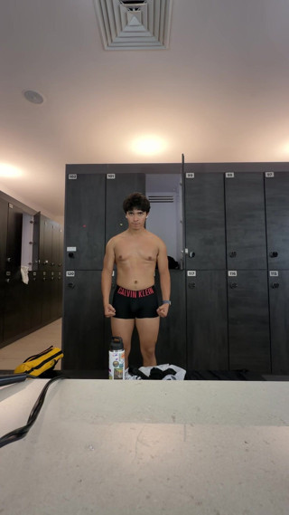 Andres Ramos: Showering at the Gym with the Door Open