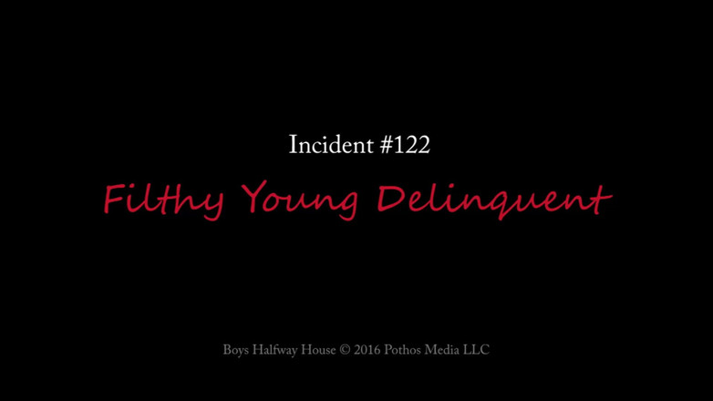 Boys half-way house: Brudny nastolatka delinquent podwójnie w zespole oklep