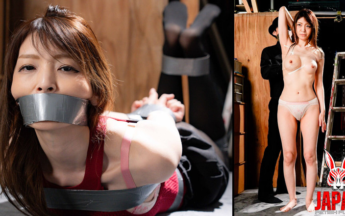 Japan Fetish Fusion: Mirei Ohtani Wrapped in Plastic Wrap and Controlled Poses - Japanese...