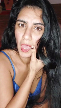Vanessainha Showing off in Her Blue Lingerie - Part 1