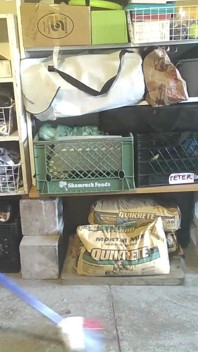 Broom Handle Huge Chains and Traffic Cones Rammed up My Hole in Garage