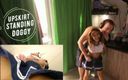 Sexy gaming couple: Küçük minyon Asyalı genç kızı ayakta domaltarak sikiyor