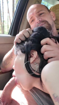 Couple Fucks in a Parked Car