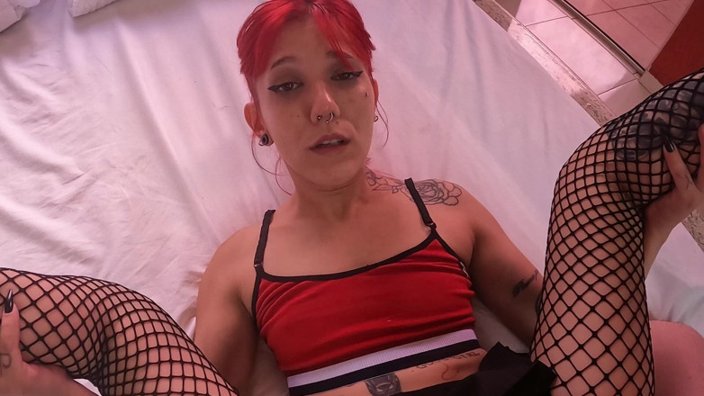 SatanicCandy: Scoreggia molto su un grosso cazzo - creampie per sputare lo...