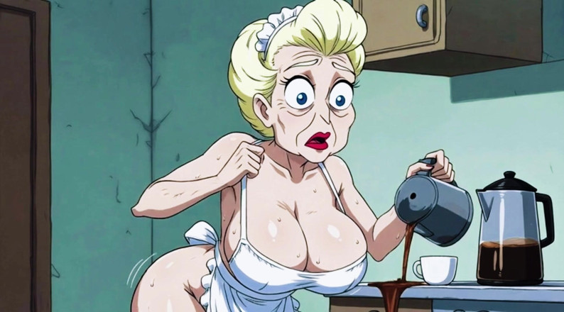 AI Porn: Ai Matang Di Dapur Dengan Tetek Besar
