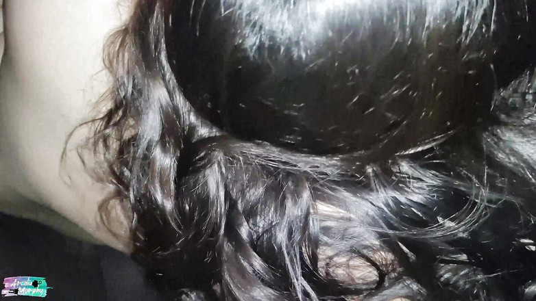 Aradia Murphy: Я сосу у своего соседа, пока он смотрит порно и снимает меня, часть 1