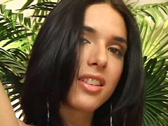 Shemales Tales: Tranny with amazing ass sucks a hard cock