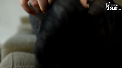 Czech Soles - foot fetish content: Anna nel suo collant indossati preferiti ti stuzzica