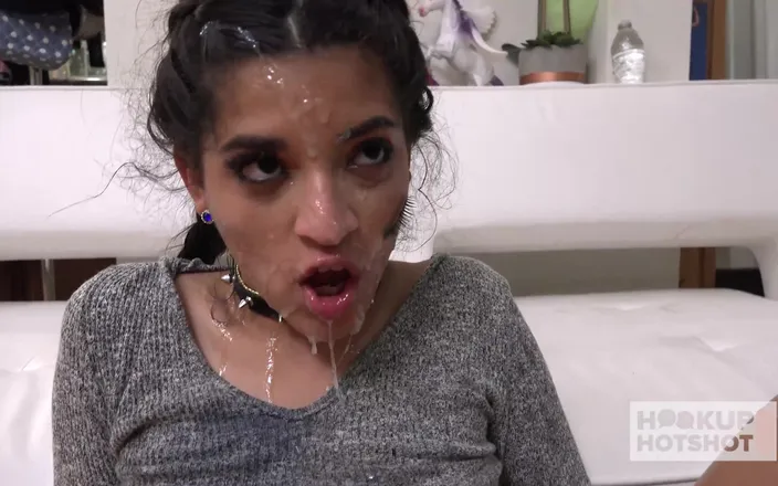 Hookup Hotshot: Sexy Latina Gabriella Lopez Is Getting Her Back Blown Out!