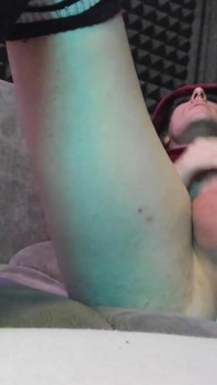 Busting a Big Cumshot After Closeup Masturbation