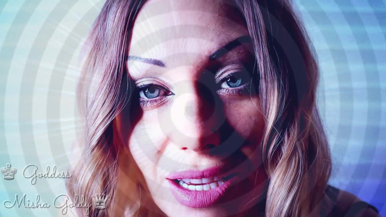 Goddess Misha Goldy: Okouzlující Asmr a oční kontakt! Transformace od člověka k objektu! Tvým...