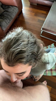 Petite Blonde Huge Facial - Extreme Blowjob Deepthroat