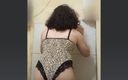 Carol videos shorts: Sexy lencería leopardo