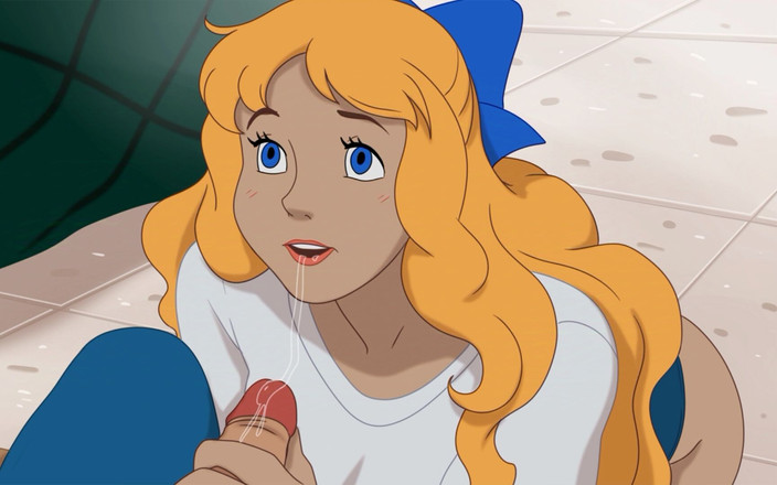 EroticGamesNC: 家の秘密18:ホットブロンドは初めてのフェラチオをするために自分自身を訓練します