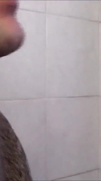He gets out of the shower but can't resist and puts her doggy style