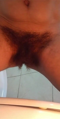 Nude Pee and Open Wide Soaked Dripping Bush
