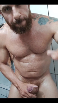 A Handjob with Plenty of Cum Dripping From This Cock