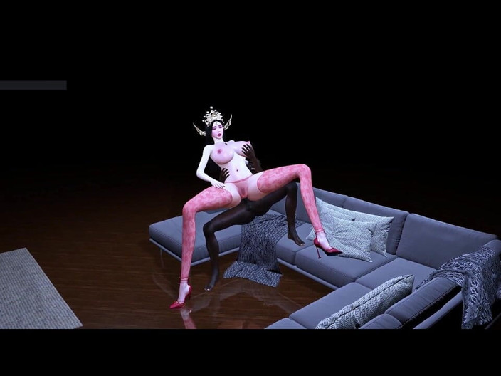 X Hentai: Bogini Świata Fantasy Glow - Hentai Animacja 3D