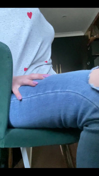 Wriggling in My Day Jeans and No Knickers