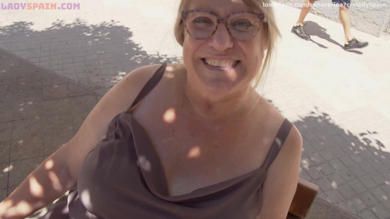 Lady Spain: Jovem garoto fode Duro Senora Fina, madura milf de 70 anos...