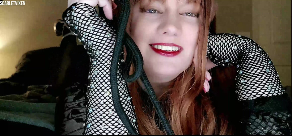 Scarlet Vixen: Tickled Pink in Bed