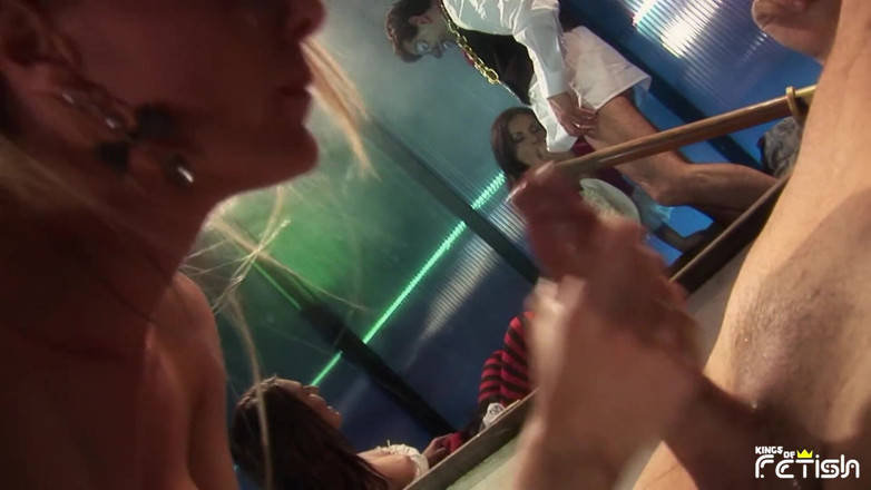 Big Tits for You: Three sexy ladies get anal and pussy fuck from two...