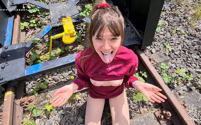 Anne Eden: Tembakan air mani setelah pemotretan di luar ruangan