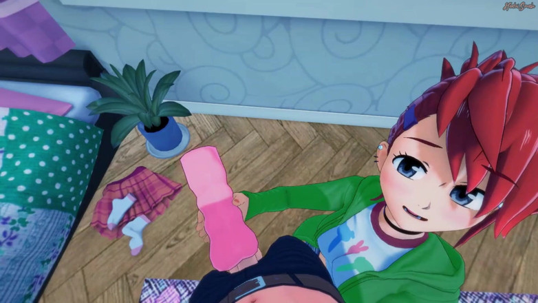 Hentai Smash: Frankie Foster meludahi spermamu sebelum dientot habis-habisan - pov. Rumah asuh...