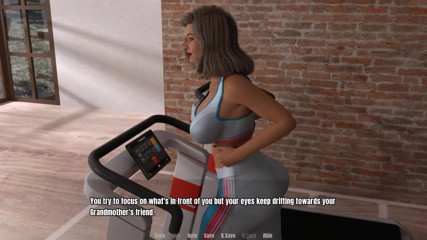 Dirty GamesXxX: Grandma's house: granny exercises in yoga pants ep.49