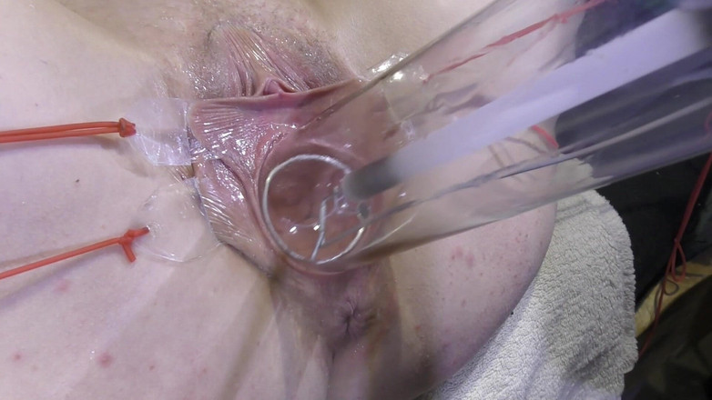 deep keely: Ver Gespreide Kut Close up Neuken Met Lamp 1000watt