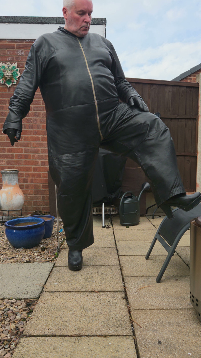 Leatherman63: Leather Jumpsuit
