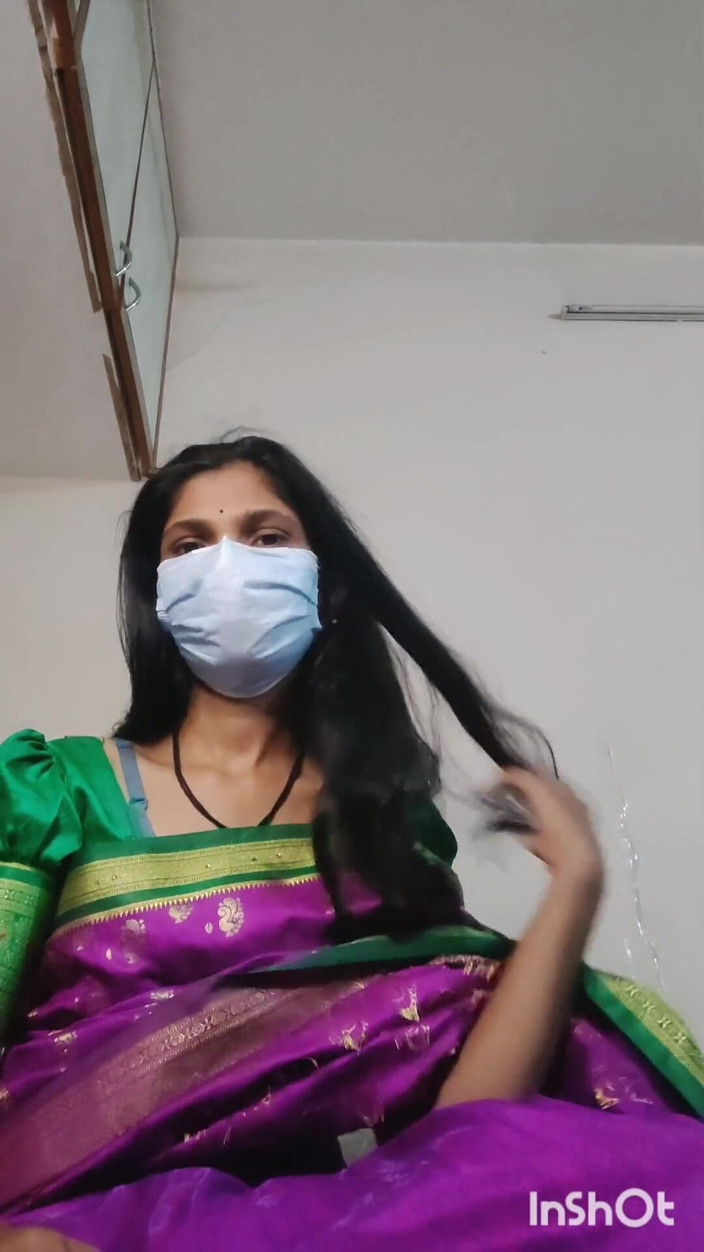 Desishycouple: Desi Bhabhi Shivani Napalona w Pink Sari.