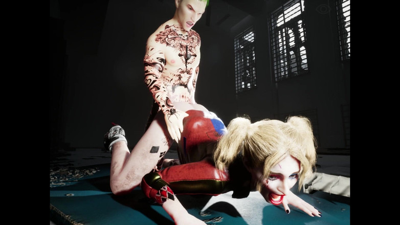 denisporco animation: Harley Quinn一个小丑疯狂性爱