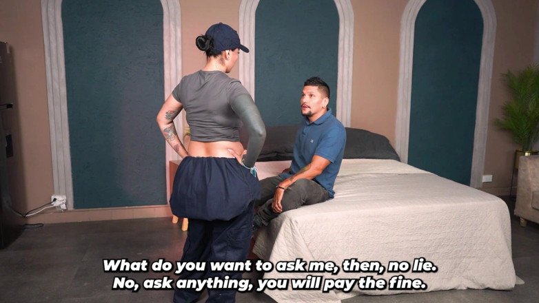 Tibasinsx: Sexy, Muscular Man Fucks a Sexy, Big-assed Policewoman