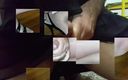 Dani Leg: Femboy dani bronz külotlu çorapla tombul bacaklarının etrafında dolaşıyor