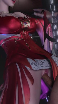 3D Horny Sexy Cosplay Model Have BDSM Sex with Huge Cock