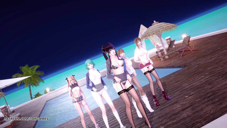 3D-Hentai Games: 2 phut hon сексуальний стриптиз марі роуз тамакі місакі касумі nyotengu doa хентай без цензури