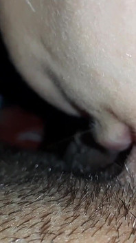 She Skillfully Sucks My Big Clit and I Cum Quickly