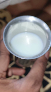 First Milking Video One Glass of Milk From Breast