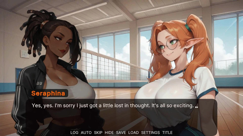 Futavision: Seraphina's Life: Futa Surrounded with College Chicks Got Hard Time...